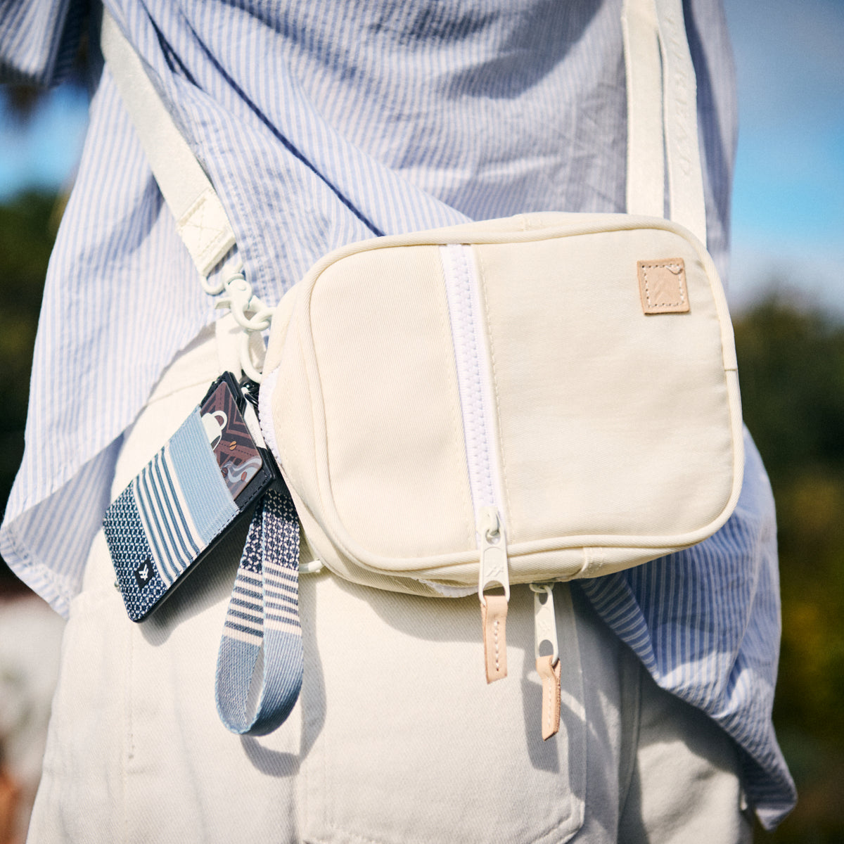 Off White | Crossbody Bag | Compact & Stylish | Concerts, Travel 